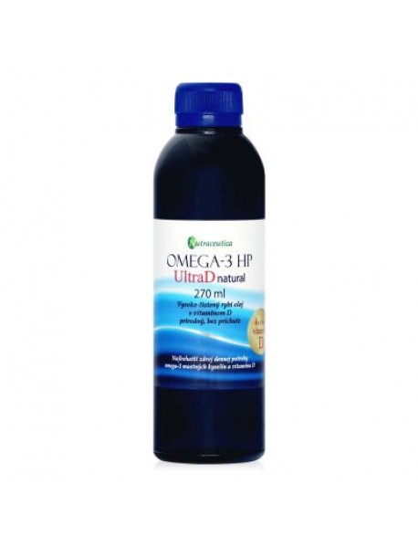 Nutraceutica Omega-3 HP Ultra D natural rybí olej, 270 ml
